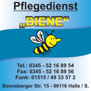 pflegedienstbiene - Saalebulls Sponsor